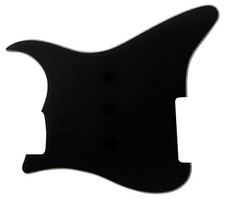 Battipenna per chitarra Fender Stratocaster Strat stile vuoto 3 strati-NERO