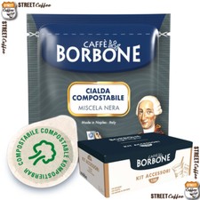 150 Cialde Caffè Borbone Miscela Nera Nero Filtrocarta ESE 38+ Kit accessori
