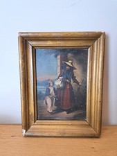 Madre e figlio, olio su