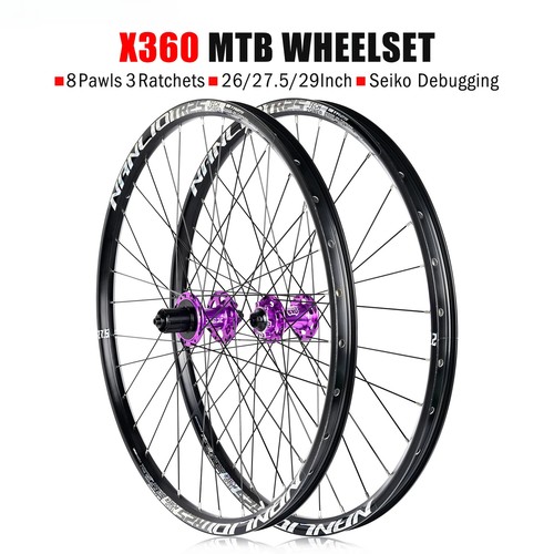 Set ruote bici mtb 5 - set, 26/27,5/29