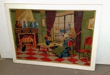 QUADRO PUNTO CROCE VINTAGE