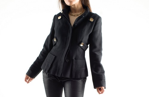 Giacca elegante nera - , foderata