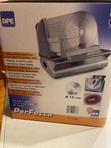 Affettatrice elettrica acciaio - affettatrice,
