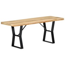 Panca 110 cm Legno Massello di