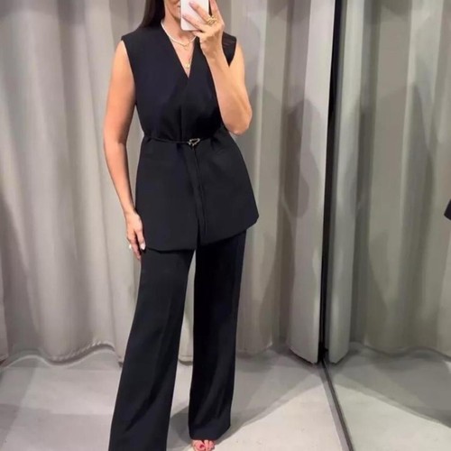 Zara gilet nero con - zara,