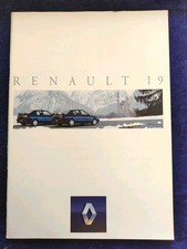 Renault 19 brochure 12.1992