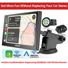 ATOTO P8 7 Pollici Schermo Tattile Portatile Autoradio+1080P Dash Cam+Controllo