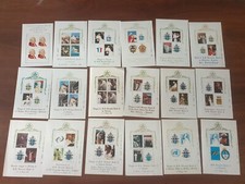 Lotto 18 Erinnofili Foglietti Viaggi Papa Paolo II Golden Italia (BL152)