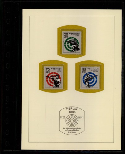 Ddr schmuckblatt 1986 - 1986, **