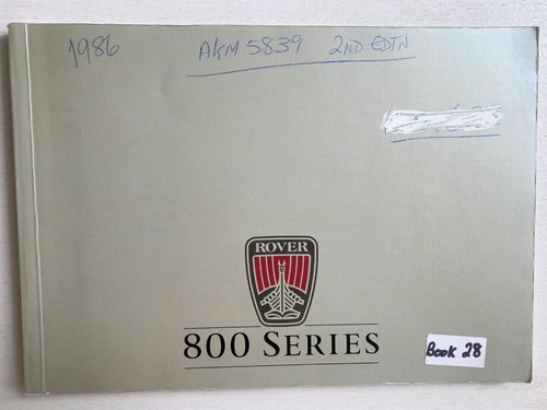 Rover 800 serie - 800, 825i