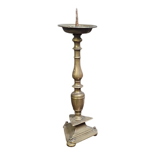 Antico candeliere ottone - antico,