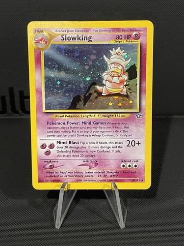 Carta pokemon slowking neo - slowking,