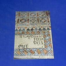 S. APOLLINARE FRAMMENTO ORIGINALE PAVIMENTO IN MOSAICO -- Cartolina  a Colori