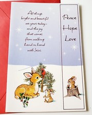 Biglietto natalizio segnalibro