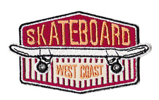 Patch écusson patche West Coast Skateboard thermocollant badge insigne skate