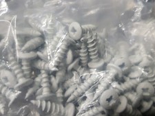 KIT 100 VITI BIANCHE FISSAGGIO