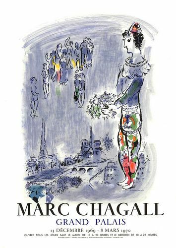 Poster vintage marc - vintage, chagall
