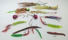 Lotto di 13 Esche per traina delle migliori marche - recupero alluvione - CD666