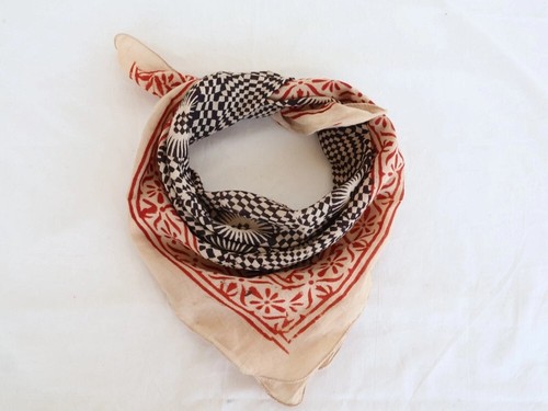 Bandana cotone nero - bandana,