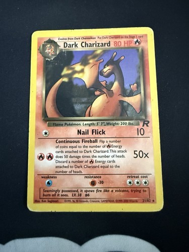 Pokemon tcg dark charizard - pokemon,