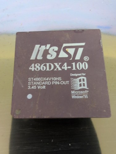 Processore testato st 486 - processore,