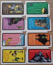Schede telefoniche usate Le avventure di Pinocchio dal n.777 al n.784 magnetiz.