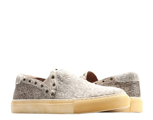 Sneaker slip donna - slip-on, chocolat