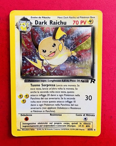 Lotto carte pokemon dark - carte,
