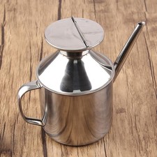 Bidone olio in acciaio inox