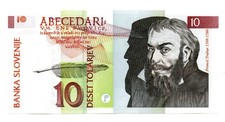 SLOVENIA - BANCONOTA DA 10 TOLARJEV DEL 1992 IN FDS