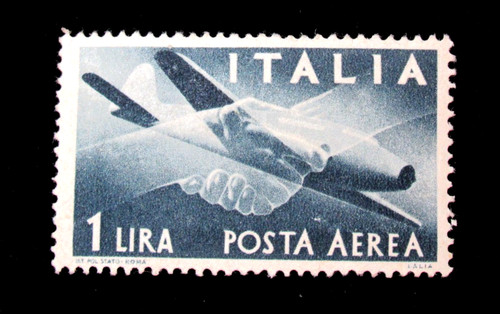 Italy stamps scott c106 plane - italy,