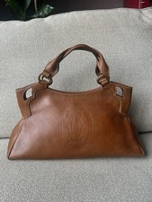 Borsa a mano Cartier marrone 