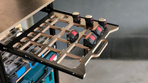 Cassetto batteria con - batteria,