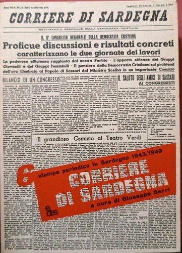 Corriere sardegna 6 - sardegna, n.