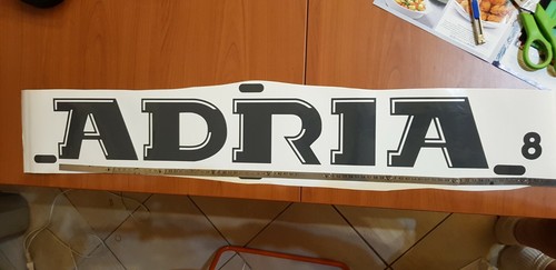 Adesivo per camper adriatik - adesivo,
