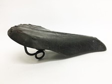 ORIGINALE D’EPOCA Sella antica in vera pelle per bici da museo vintage