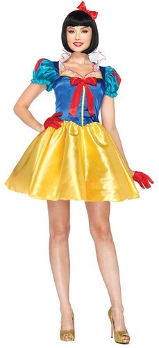 Costume donna bianco neve