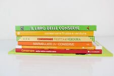 Lotto 7 Libri Cucina GUIDA ALLE Conserve frutta e verdura Confetture Sotto vetro