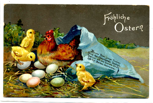 Augurale pasqua gallina - pasqua, e