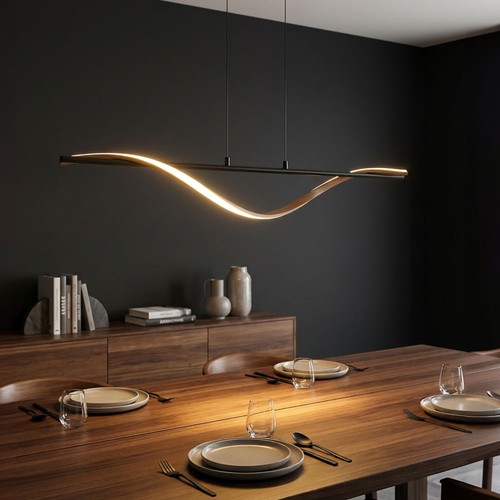 Lampada pendente simil legno - simil,