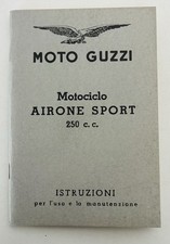 LIBRETTO MANUALE ISTRUZIONI MOTO GUZZI AIRONE 250 SPORT