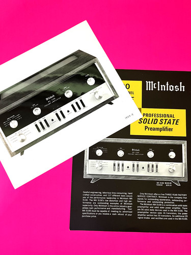 Mcintosh ma5100 literature - ma5100,