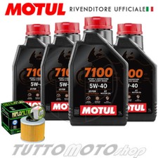 Tagliando MV AGUSTA Brutale 675 2012 2013 2014 / Motul 7100 5W40 + filtro olio