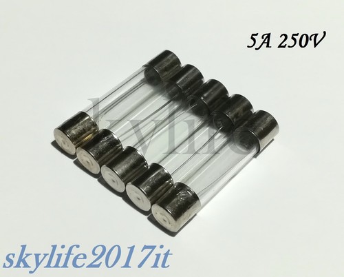 5pz fusibili 250v - 5pz,