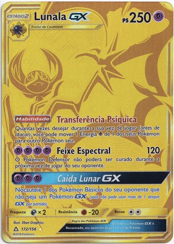 Pokémon lunala gold - pokémon, secret
