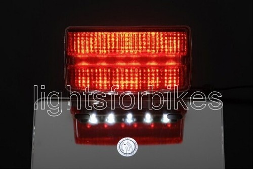 Faro posteriore led nero - faro,