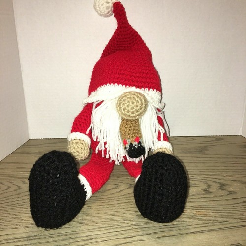 Peluche pupazzo gnomo babbo - pupazzo,