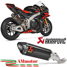 Akrapovic Aprilia RSV4 2023 Terminale Di Scarico Per Moto In Carbonio Racing