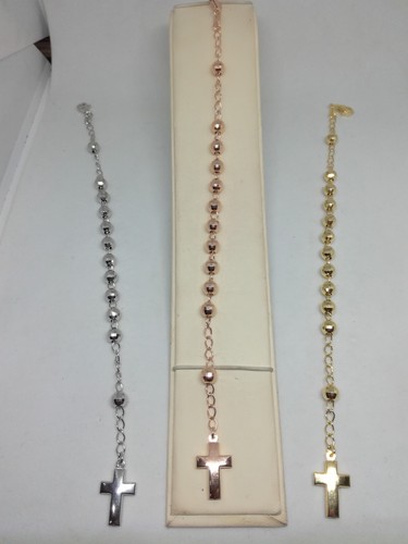Bracciale rosario argento - bracciale,