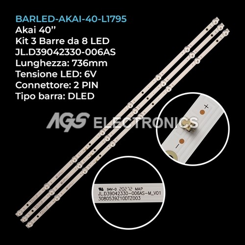 Kit barre strip led akai - 3,